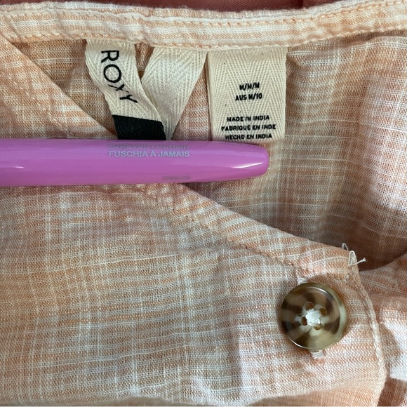 Roxy Womens Wild Ties Dress midi medium - Apricot - great for graduation‎ - Picture 8 of 9